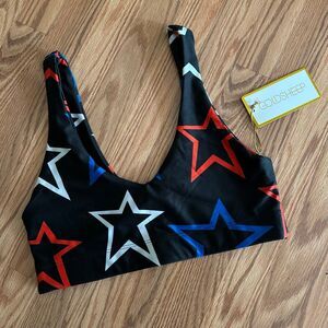 Stars Sports Bra - sz Sm - Goldsheep